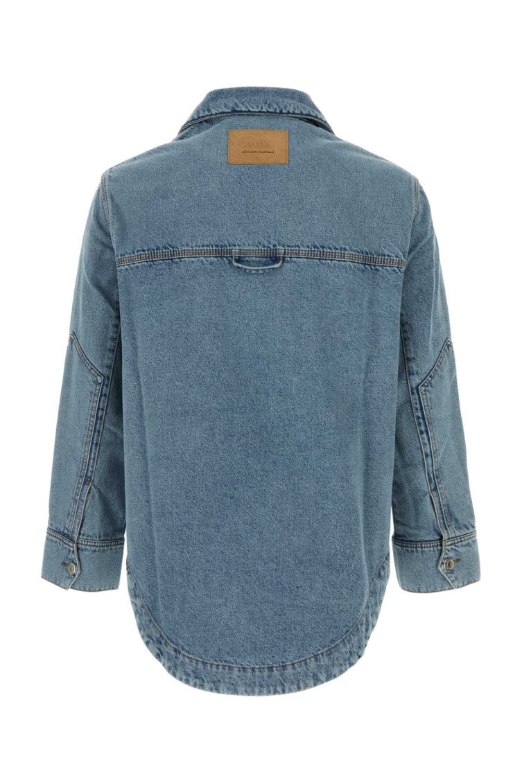 Light Blue Relaxed Overshirt 2