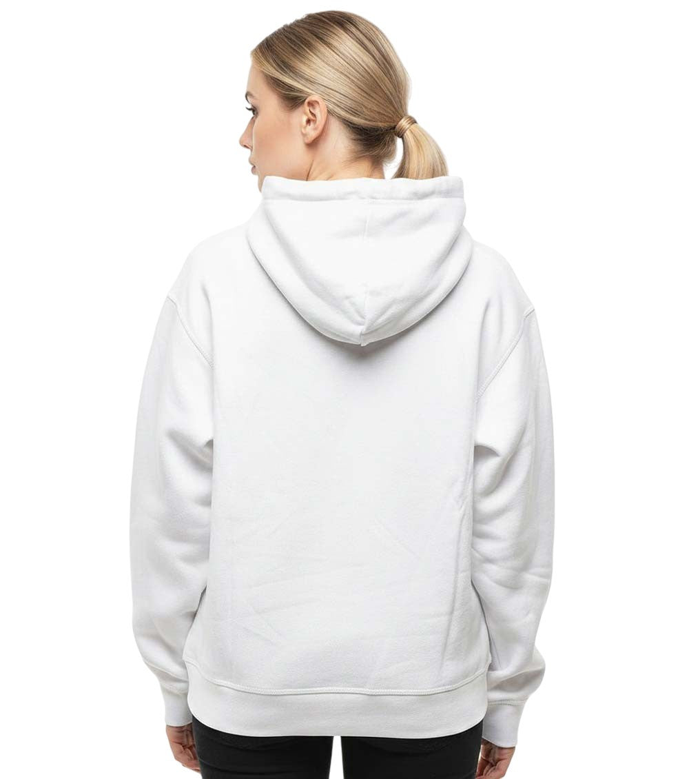 White Logo Hood Sweatshirt 2