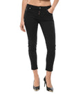 Black Skinny Flat Front Pants 1