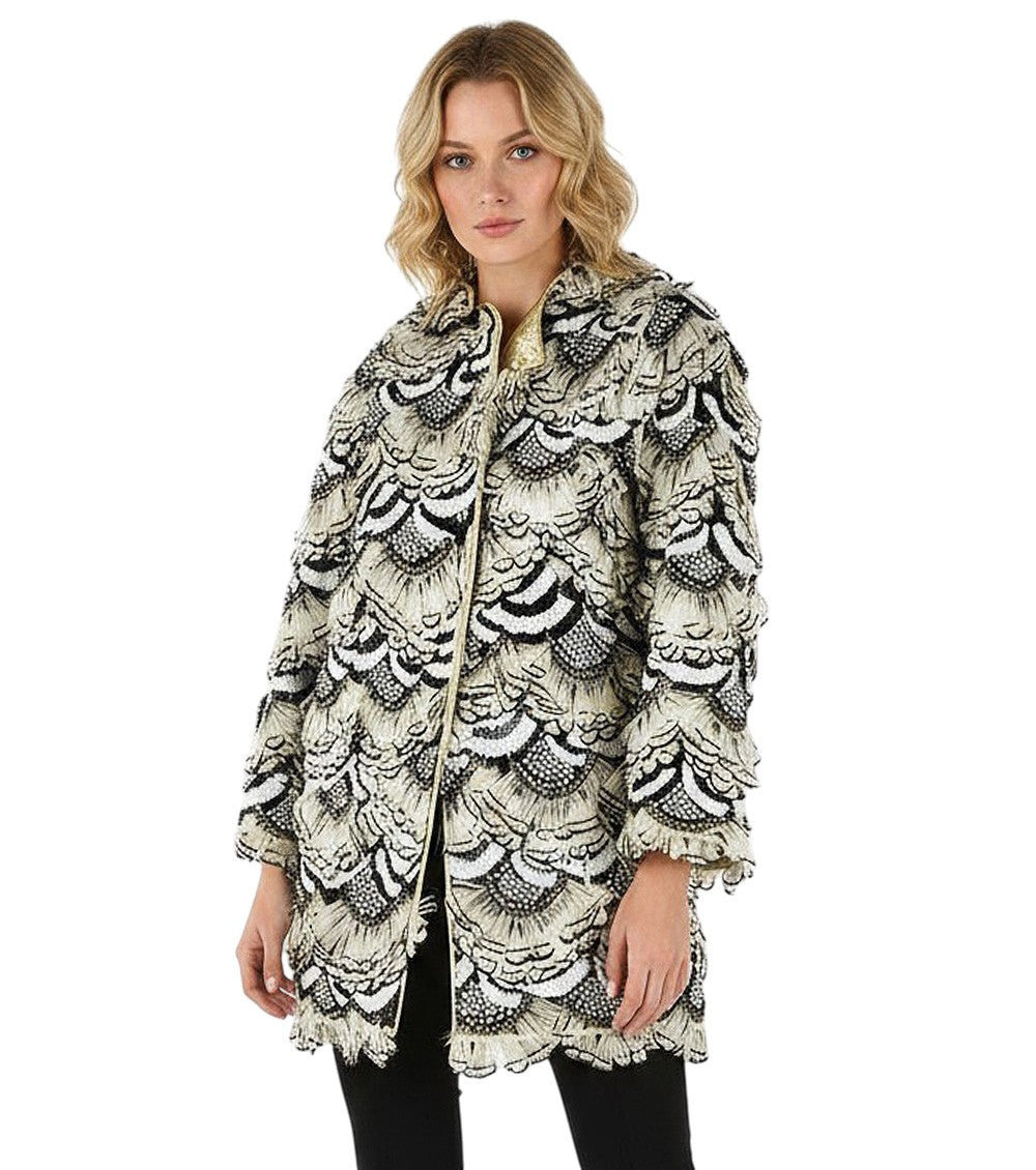 Multicolor Printed Trench Coat 1