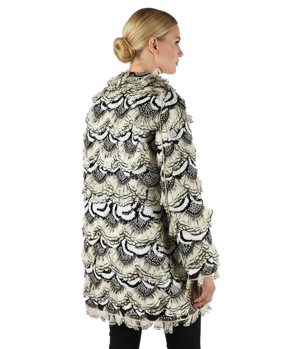 Multicolor Printed Trench Coat 2