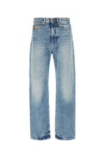 Light Blue Straight Jeans 1