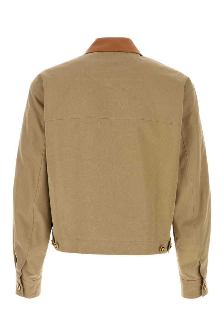 Beige Shirt Collar Jacket 2