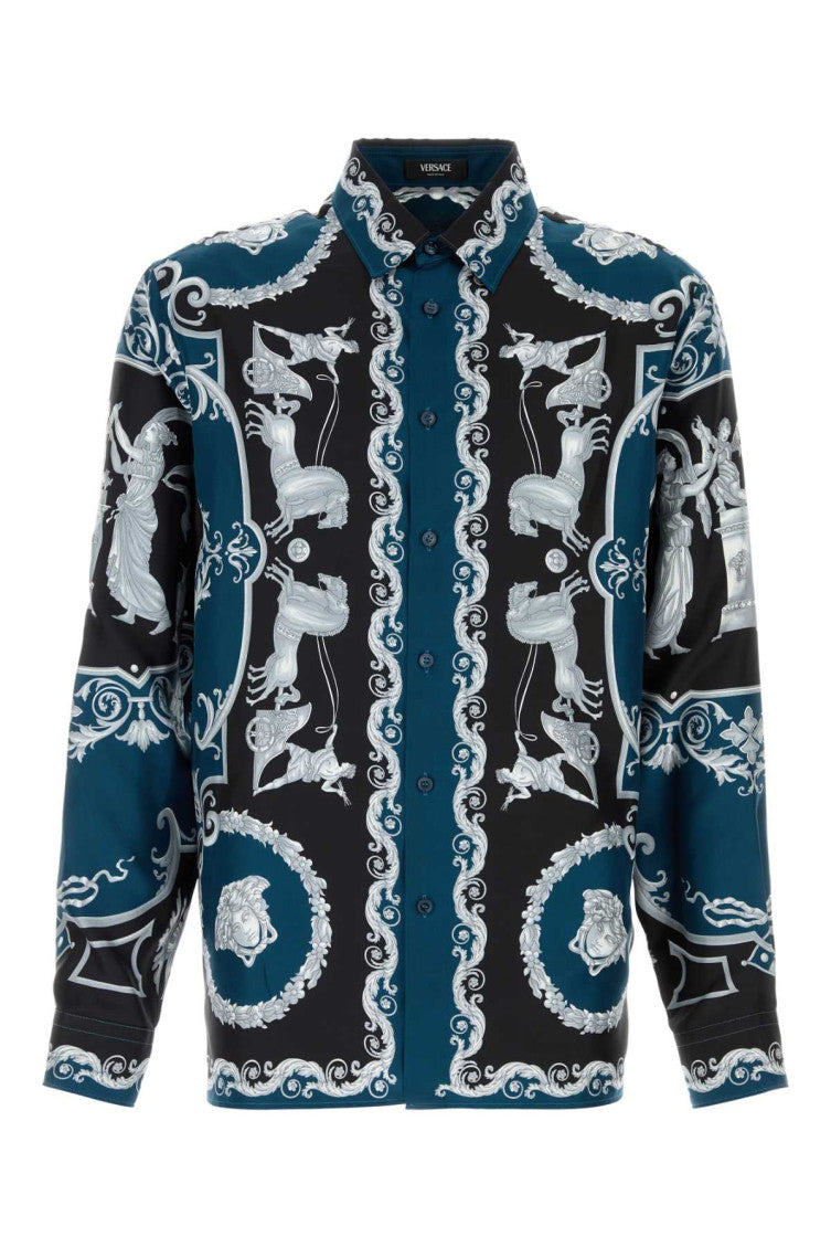 Blue Regular Printed Shirt 1