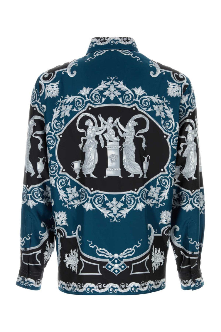 Blue Regular Printed Shirt 2