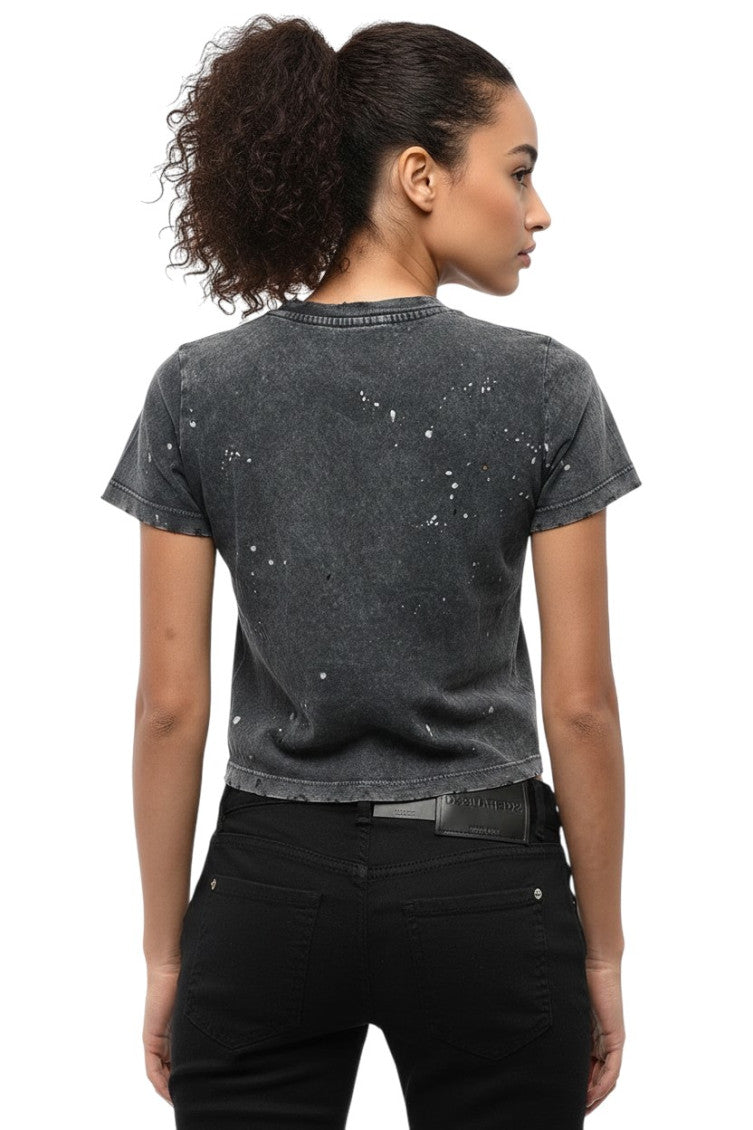 Grey Logo Crew Neck T-Shirt 3