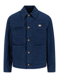 Blue Shirt Collar Jacket 1