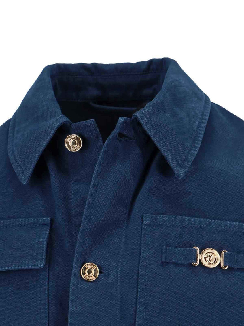 Blue Shirt Collar Jacket 3