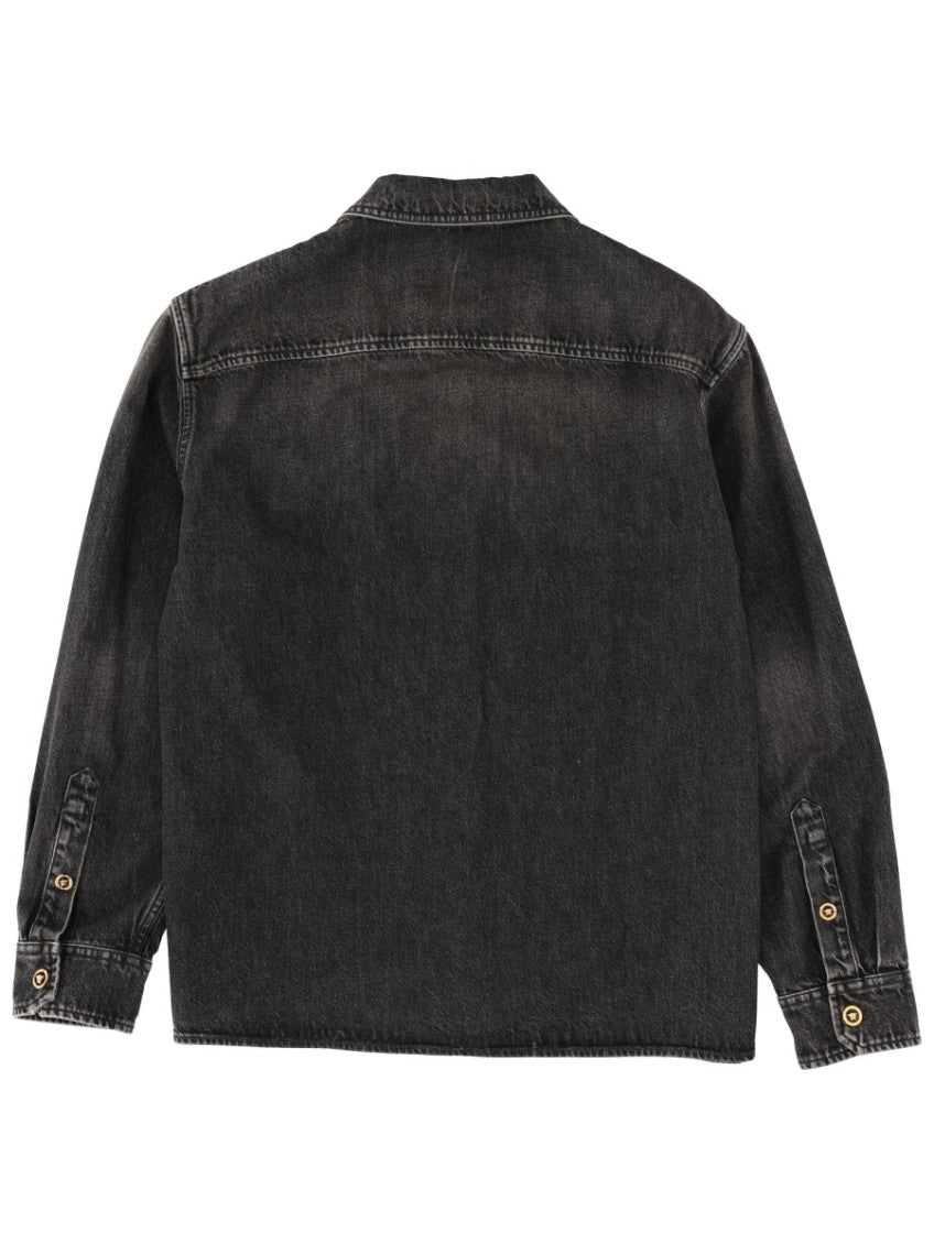 Black Shirt Collar Jacket 3