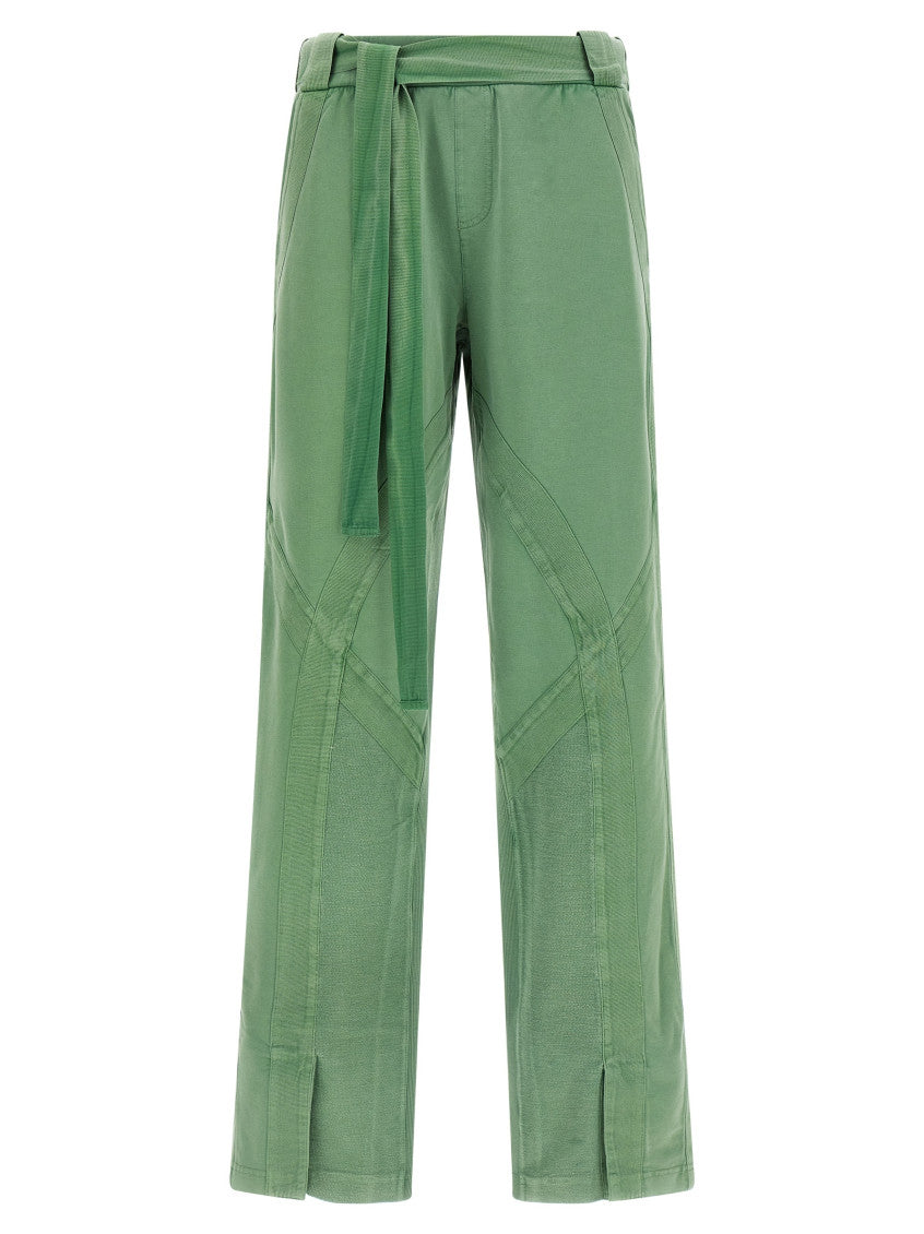Green Regular Drawstring Pant 1