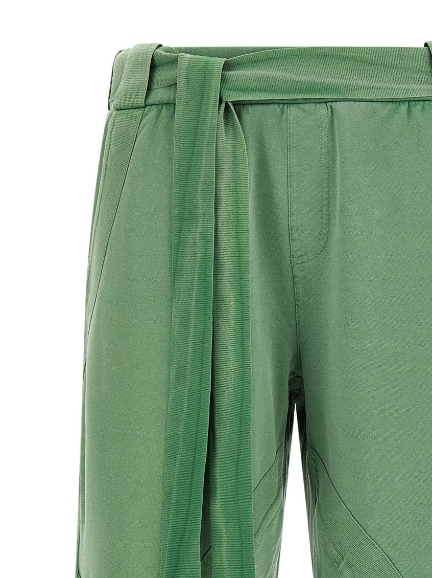 Green Regular Drawstring Pant 3