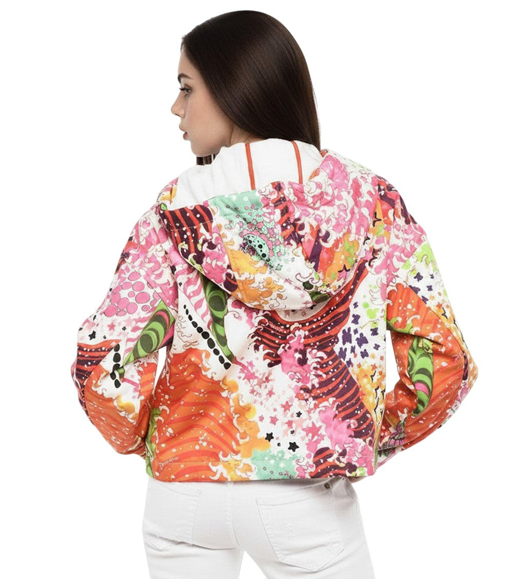 Multicolor Printed Hood Jacket 3