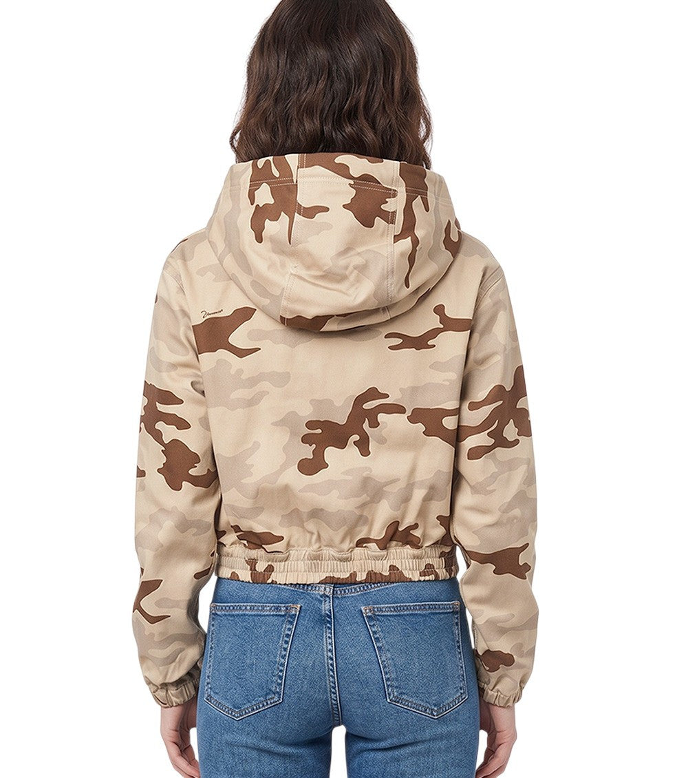 Multicolor Logo Print Hood Jackets 2