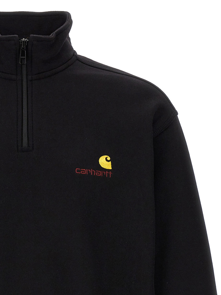 Black Mock Collar Sweatshirt 3