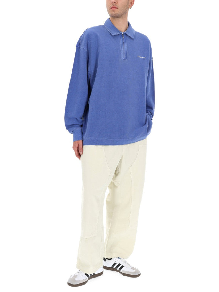 White Relaxed Elasticated Pants 2