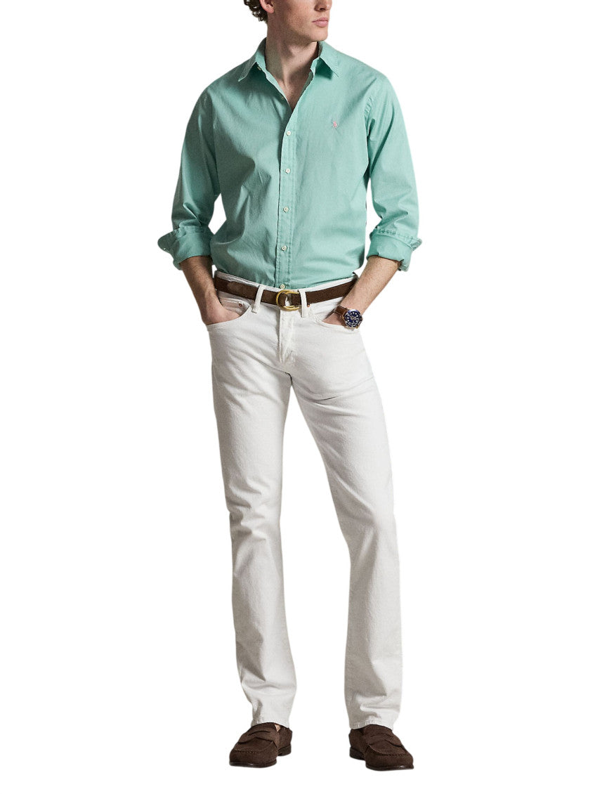 Green Regular Logo Shirt 2