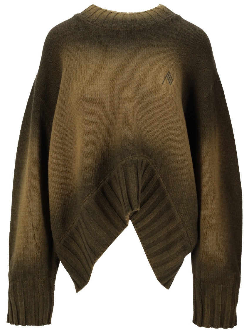 Green Crew Neck Sweatshirt 1