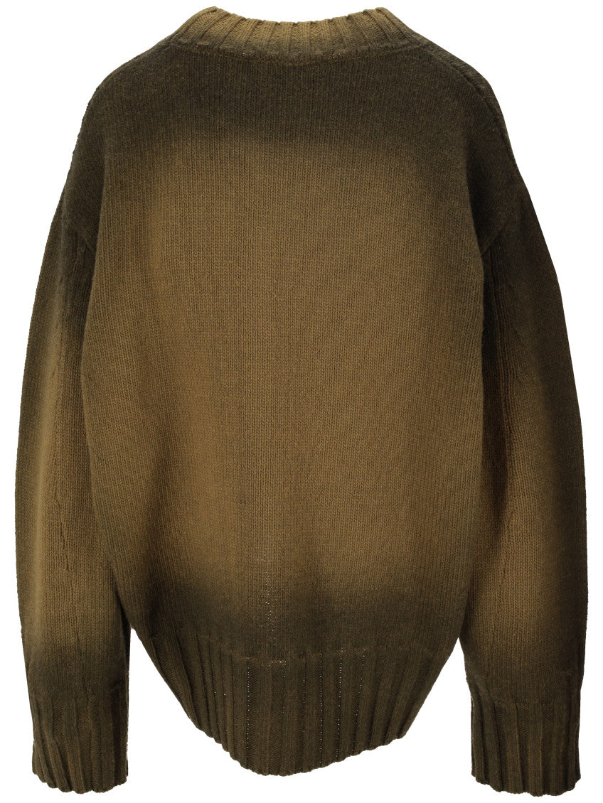 Green Crew Neck Sweatshirt 2