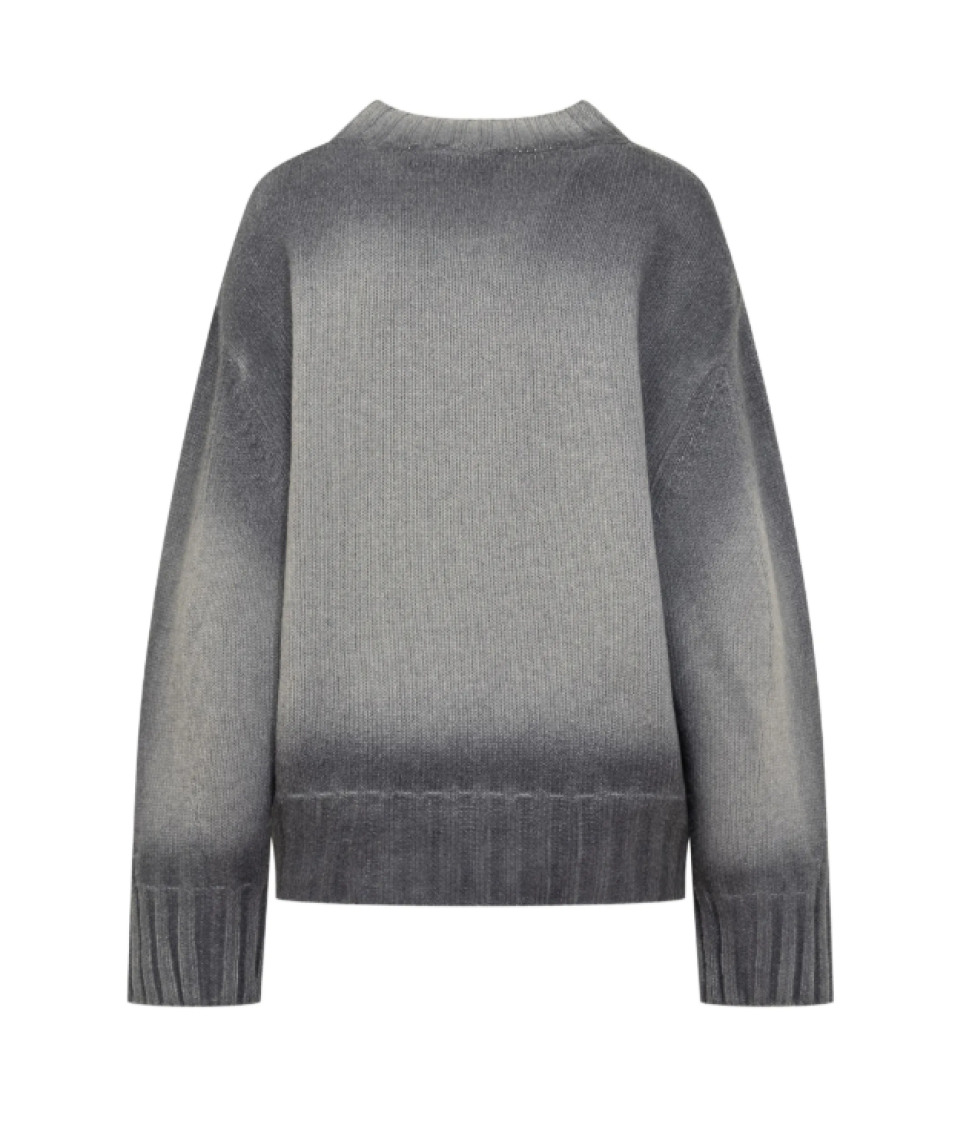 Light Grey Crew Neck Sweater 2