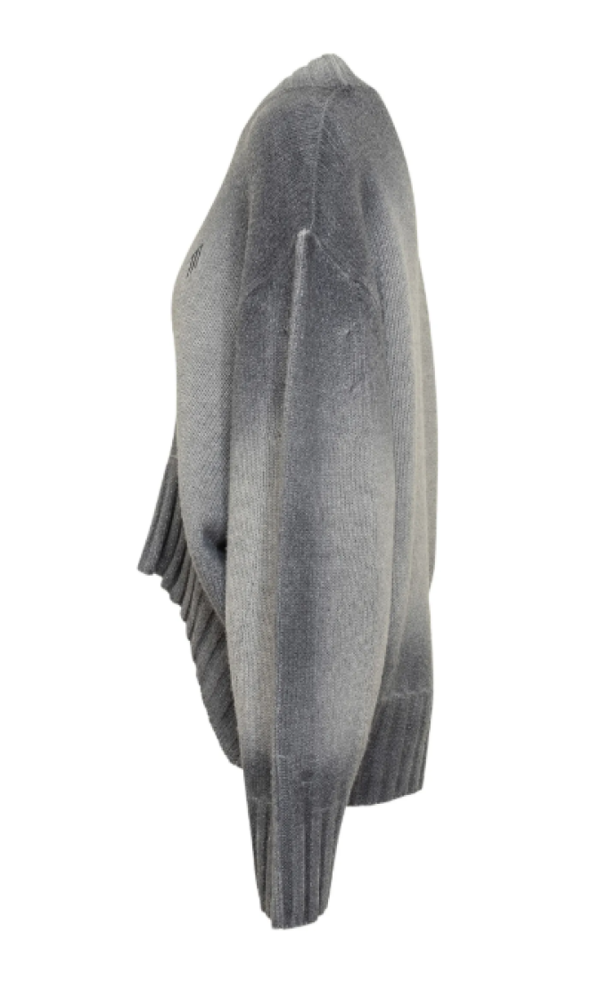 Light Grey Crew Neck Sweater 3