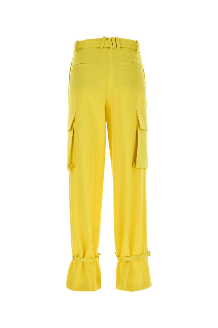 Yellow Wool Cargo Pant 2