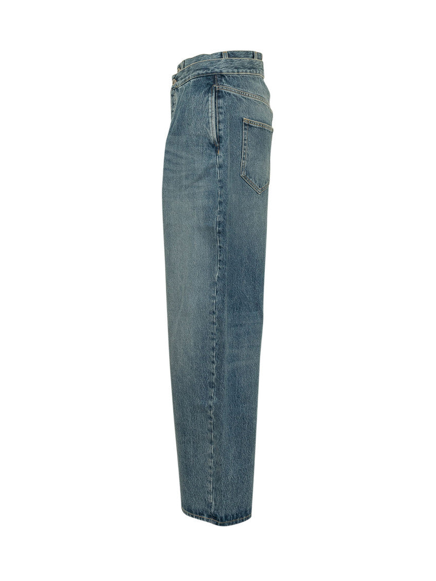 Navy High Rise Jeans 3