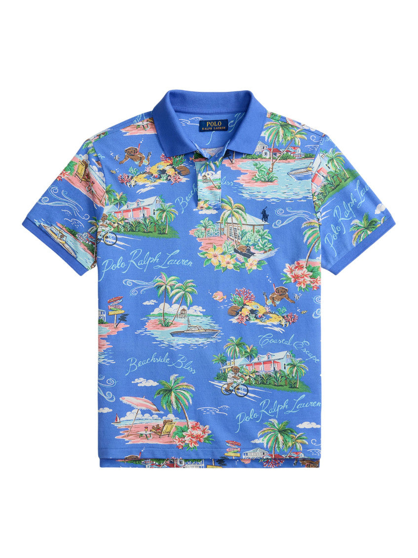 Blue Shirt Collar Polo 1