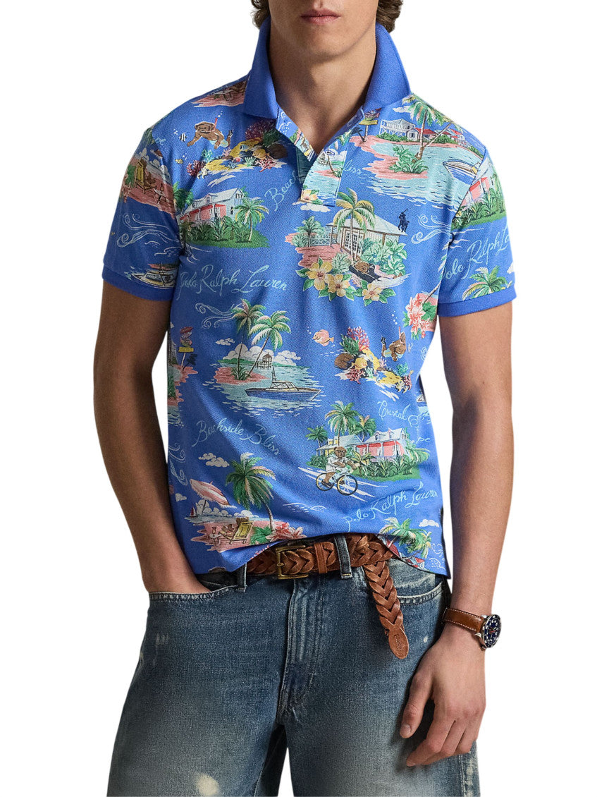 Blue Shirt Collar Polo 2