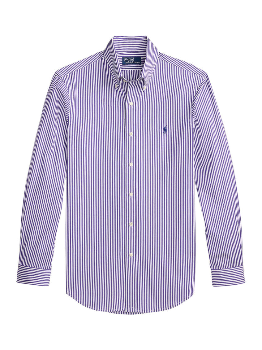 Purple Stripes Regular Shirt 1