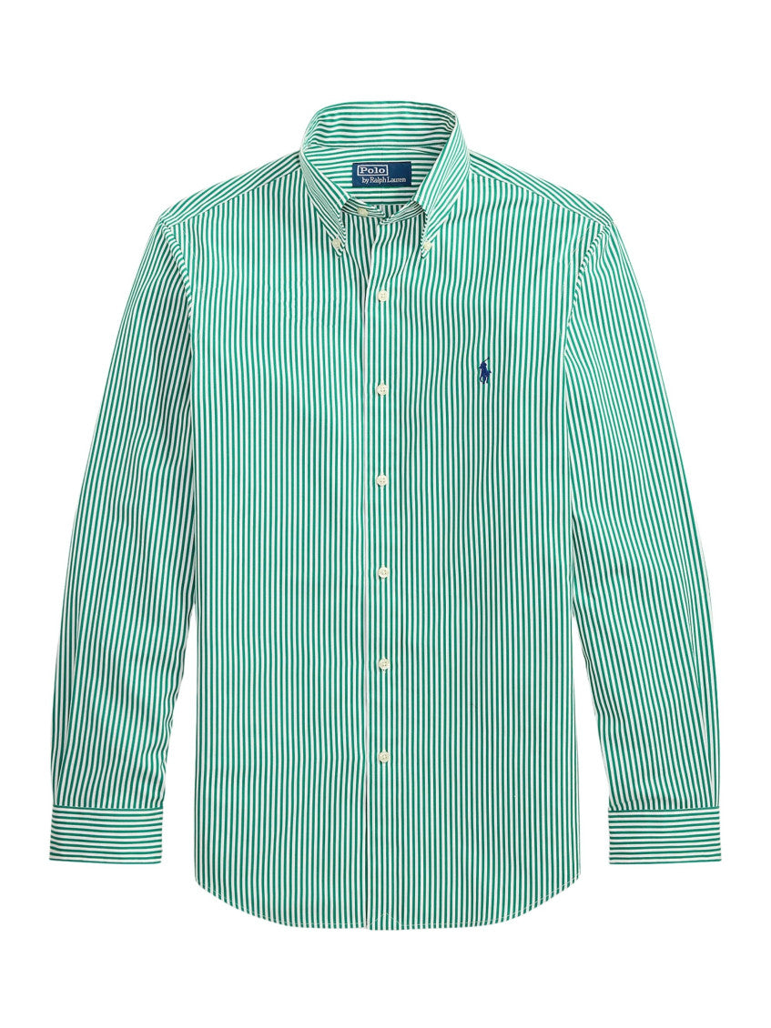 Green Stripes Regular Shirt 1
