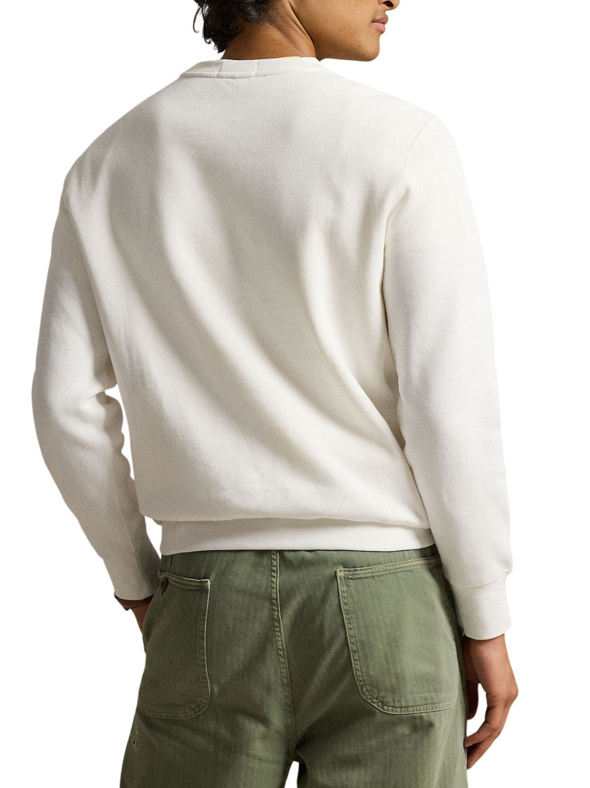White Crew Neck Sweatshirt 3