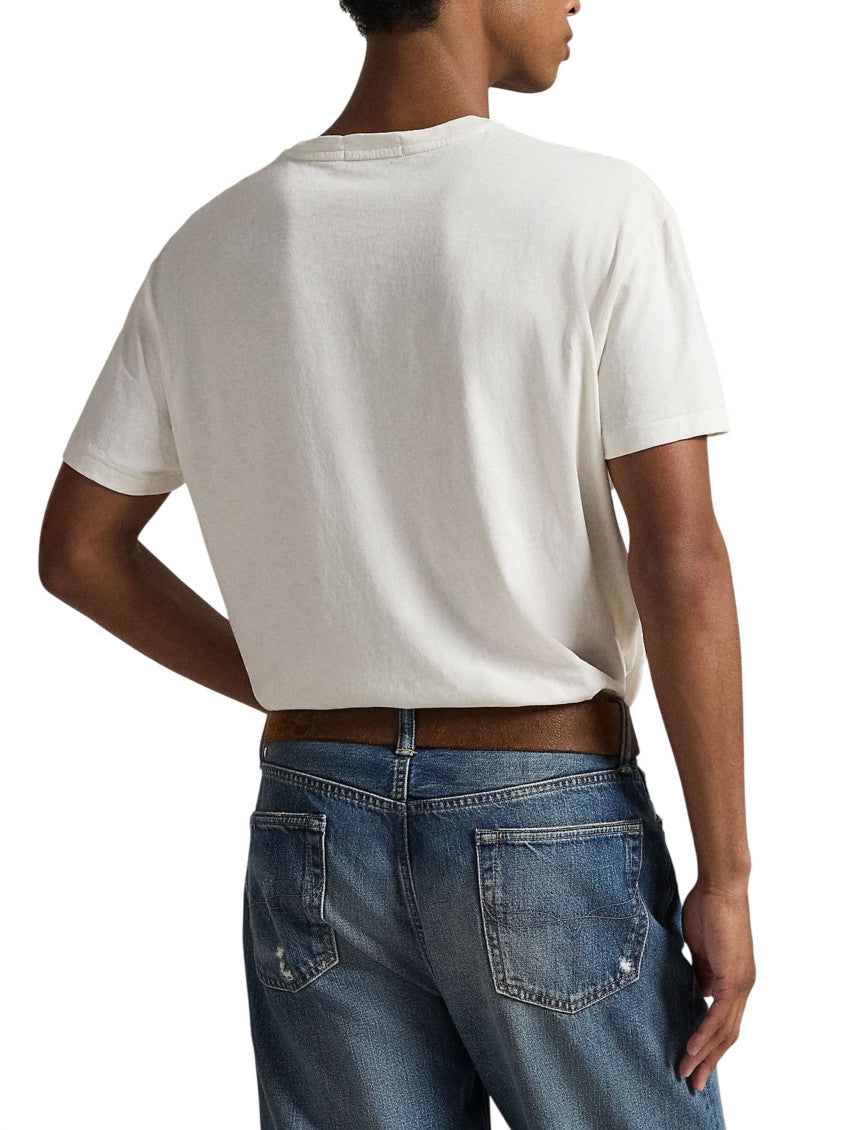 White Crew Neck T-Shirt 3