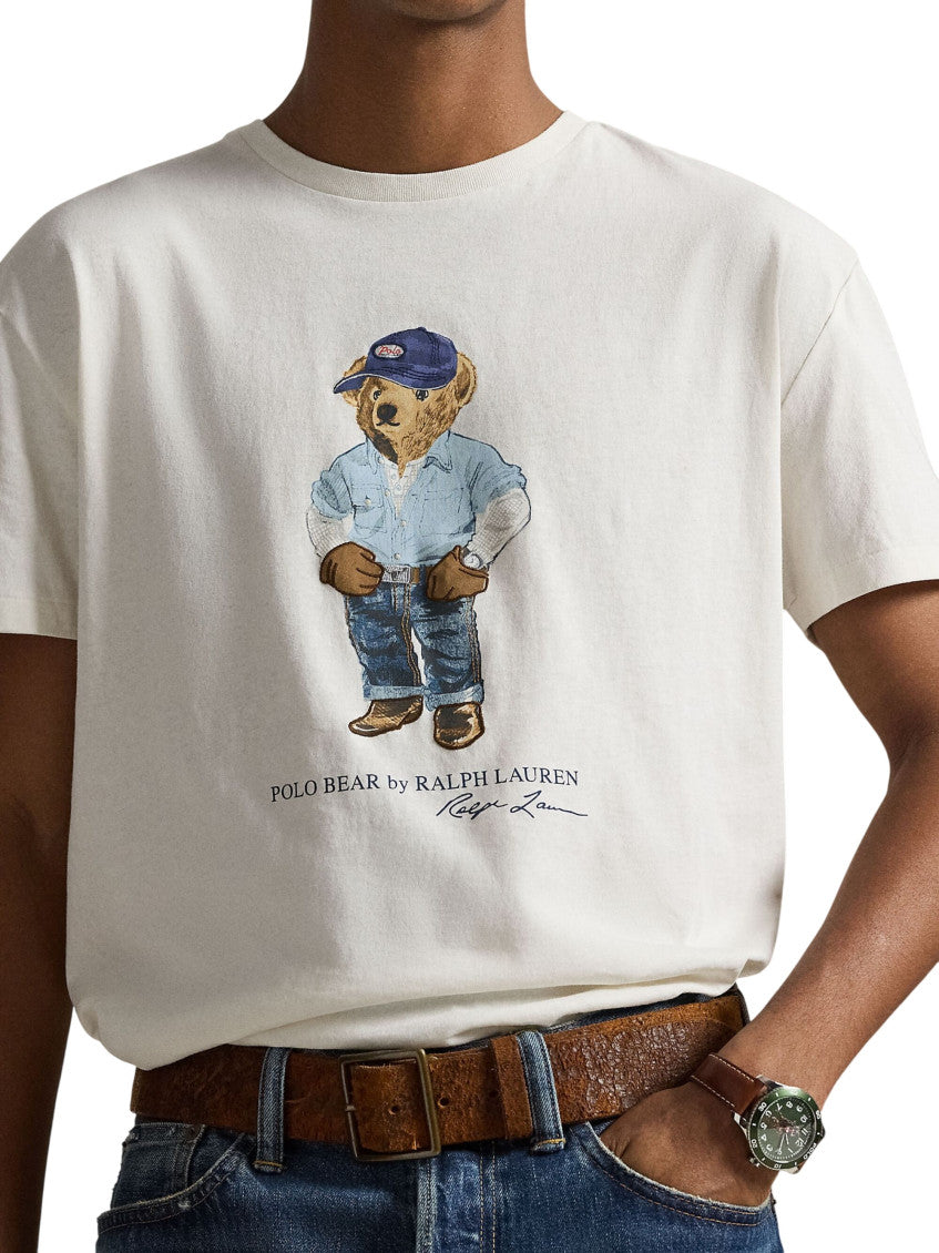 White Crew Neck T-Shirt 4
