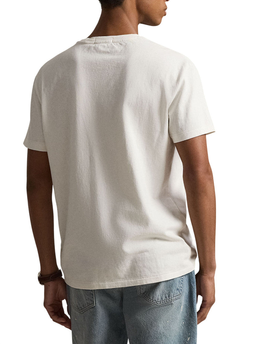 White Crew Neck T-Shirt 3