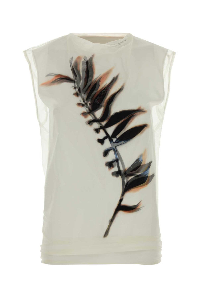 White Printed Top 1