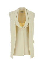 Ivory Sleeveless Vest 1