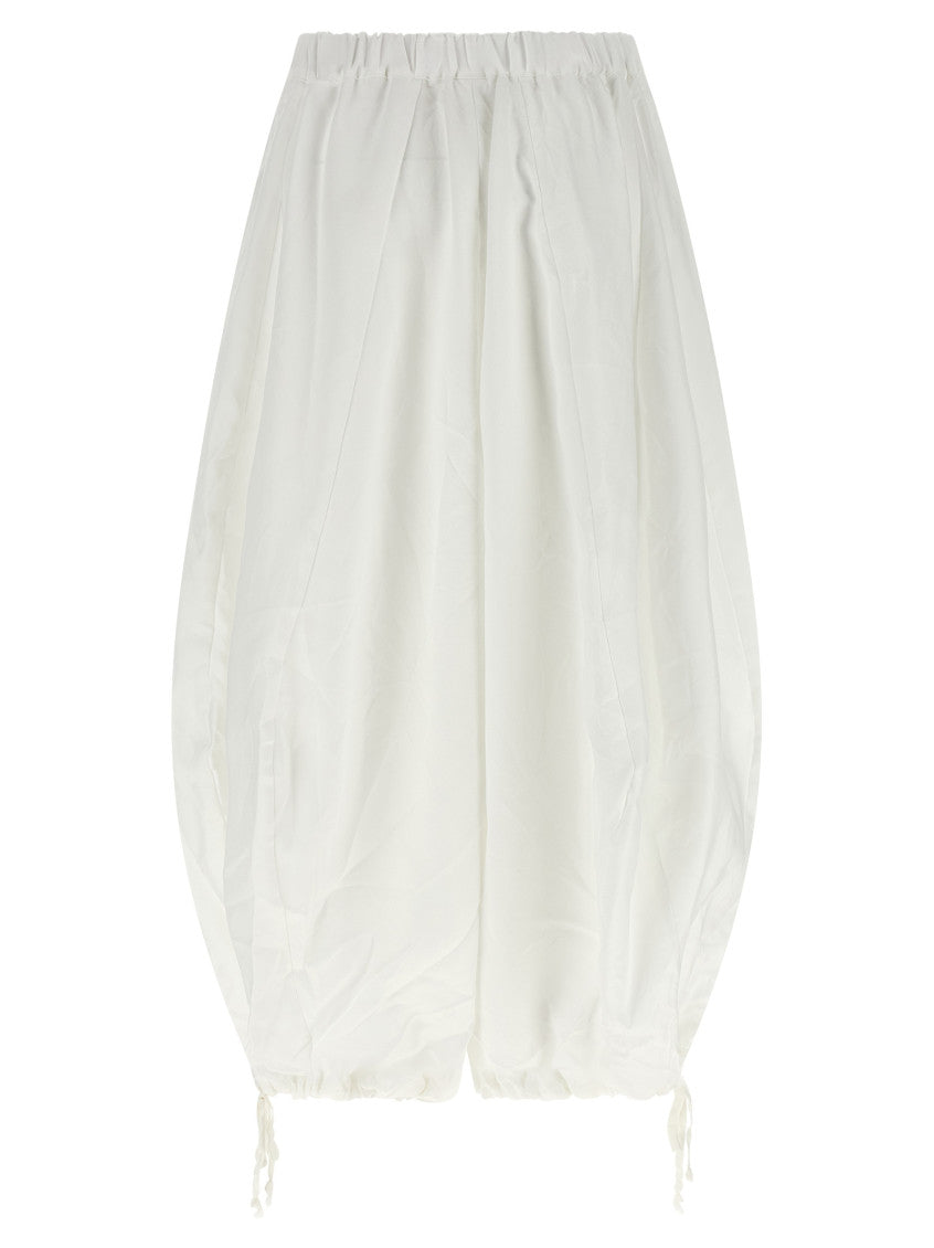 White Comfort Drawstring Pant 2