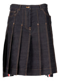 Navy Blue Pleated Short 1