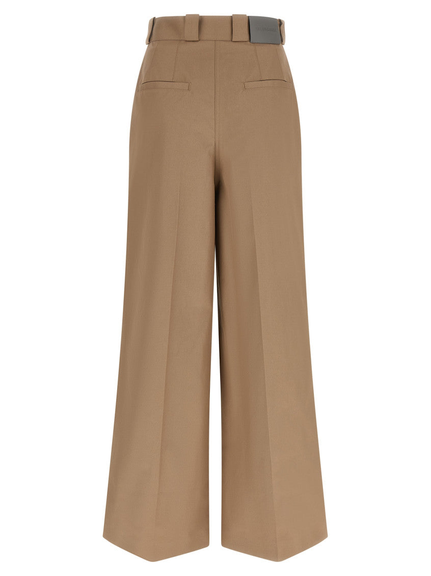 Beige Regular Flat Front Pant 2