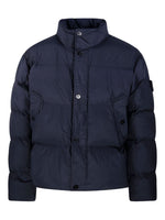 Navy Blue Quilted Jacket 1