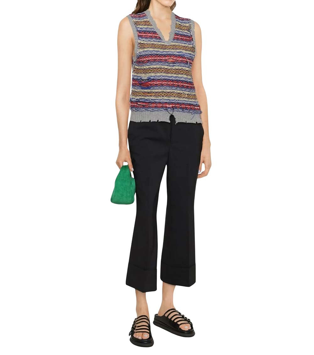 Black Tailored Flat Front Pant 2