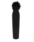 Black Embellished Full Length Dress 1