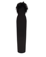 Black Embellished Full Length Dress 1