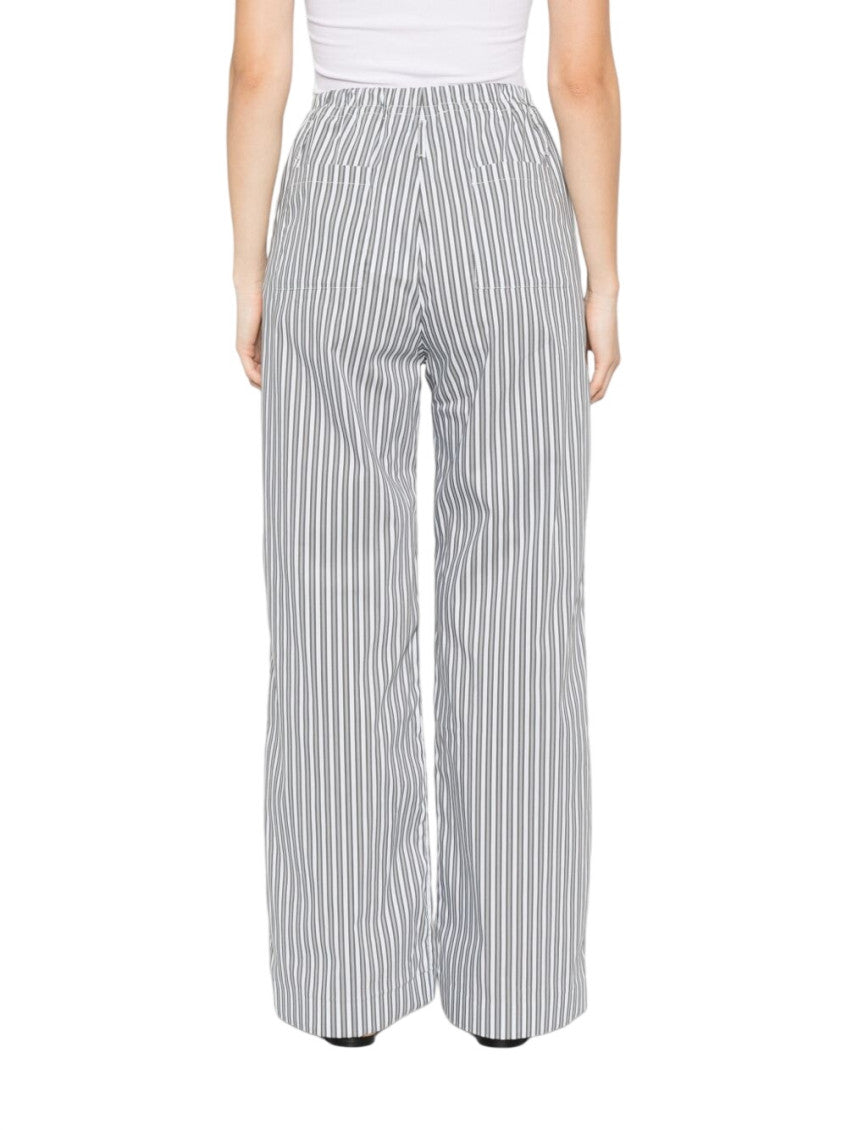 Grey Stripe Drawstring Pant 2