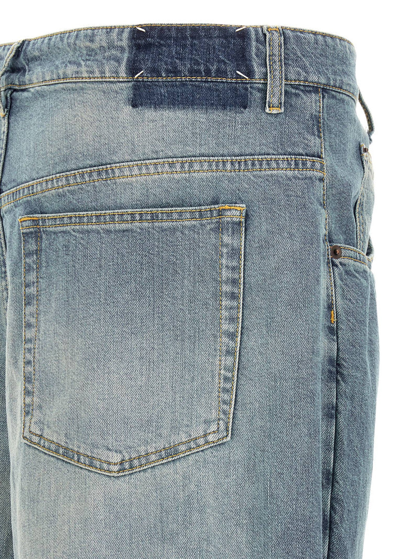 Light Blue Relaxed Mid Rise Jeans 4