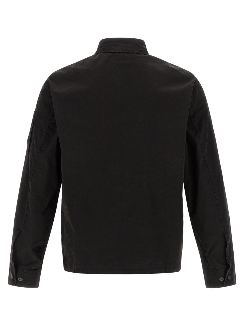 Black Regular Zip-Up Overshirt 2