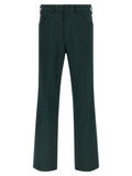 Green Straight Pants 1
