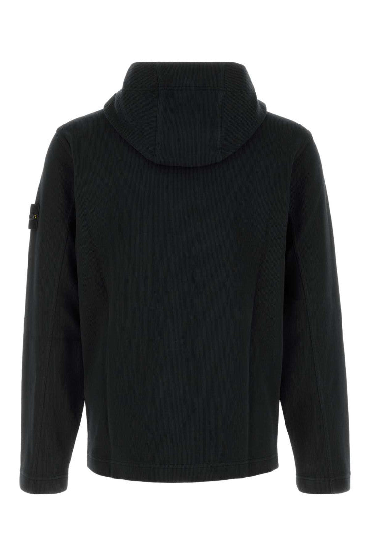 Black Zip Up Hood Sweatshirt 2