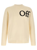 Off White Logo Crew Neck Sweater 1
