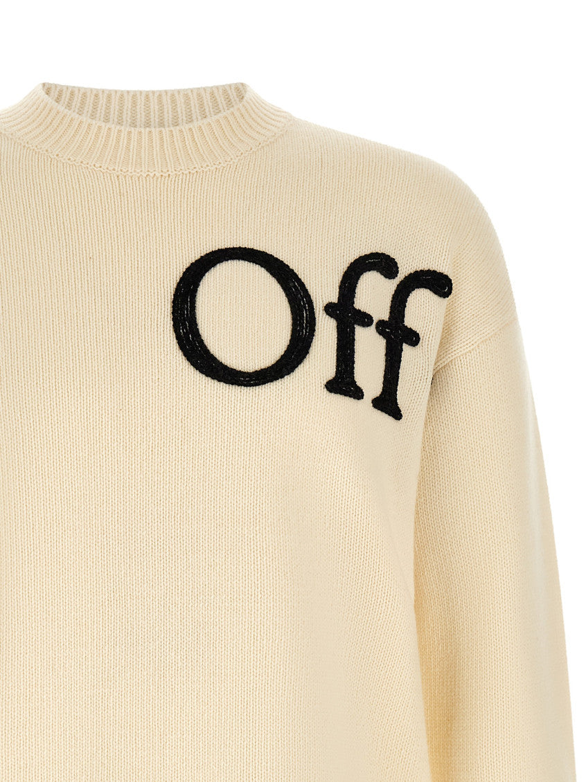 Off White Logo Crew Neck Sweater 3